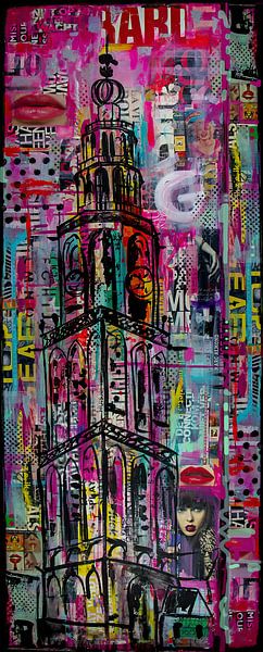 Tower of Groningen by Janet Edens