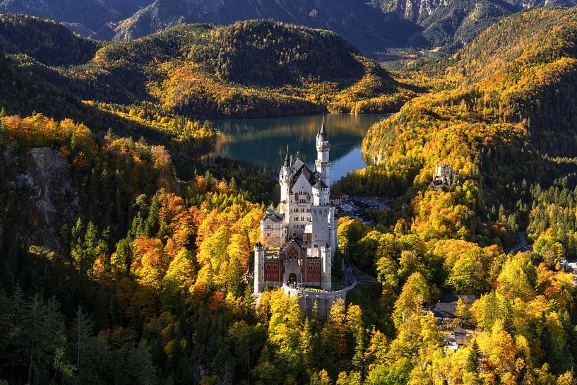 Château de Neuschwanstein, inscrit au patrimoine mondial de l'Unesco par Achim Thomae Photography