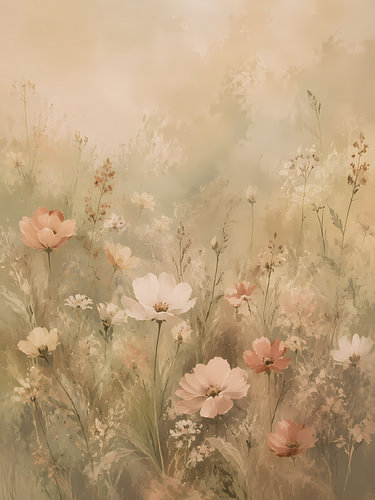 Garten in voller Blüte