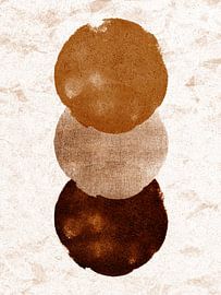 Scandinavisch Japandi Zen Ochre van Mad Dog Art