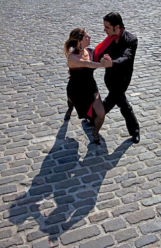 Tango dancers from Argentina