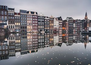 Der Damrak, Amsterdam von Nick de Jonge - Skeyes