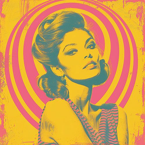 Strahlende Vintage-Schönheit