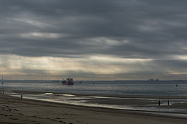 Westerschelde bij Vlissingen van Hans Lok