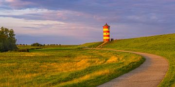 Panoramic photo of the Pilsum lighthouse by Henk Meijer Photography