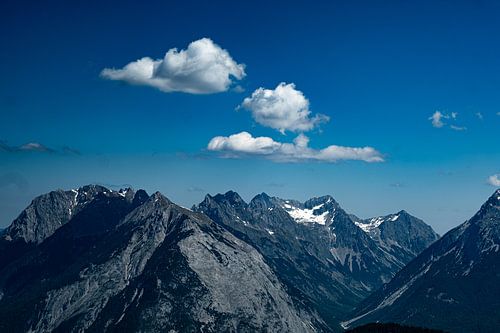 Bergmassiv der Tiroler Alpen