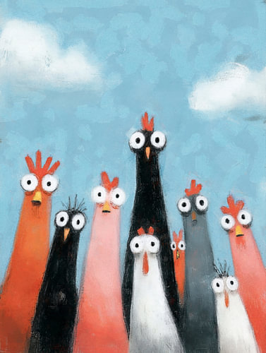 Curious Animals III – Chicken Line-Up