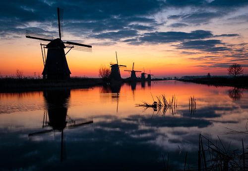 Zonsopkomst Kinderdijk