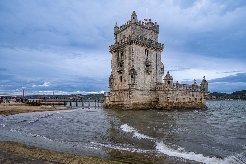 Torre de Belém - Lissabon - Portugal van Teun Ruijters