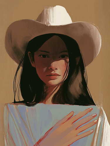 Gentle Strength – Cowgirl Portrait