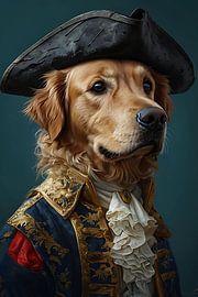 Capitaine Golden Retriever King of the Seas sur Bella Luna Fotografie