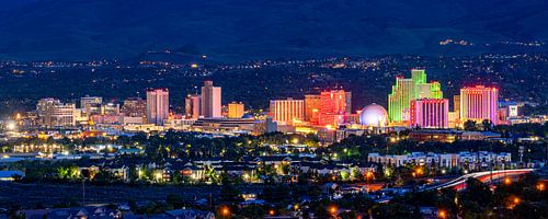 Panorama of Reno, Nevada 5x2 by Adelheid Smitt