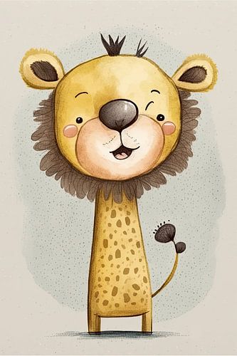 Cheerful giraffe nursery