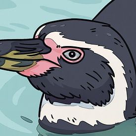 Der Sprung des tapferen Pinguins. von Jose Lok