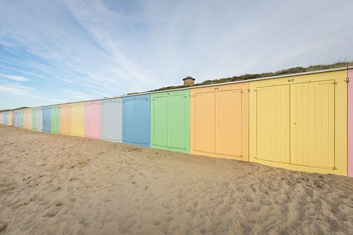 De strandhuisjes van Domburg