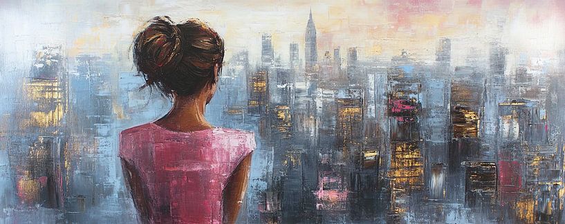 City Woman | Regard urbain par Peintures accrocheuses