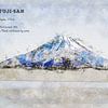 Fuji, Japon sur Theodor Decker