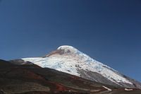Vulcan Osorno, Chile against blue sky