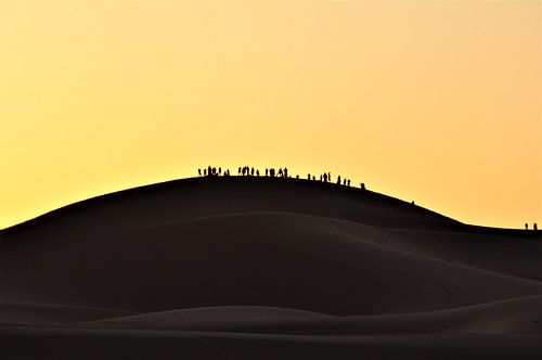Sonnenaufgang in der Sahara