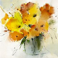 Watercolour floral I