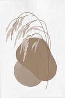 Abstrakte Wabi-Sabi Kunst -1