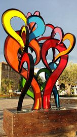 Kleurrijke liefde-uiting von Jan Roodzand