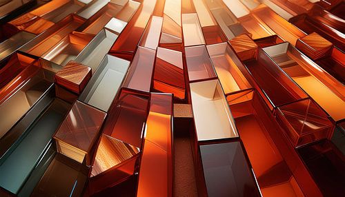 Glas Muster und Farben