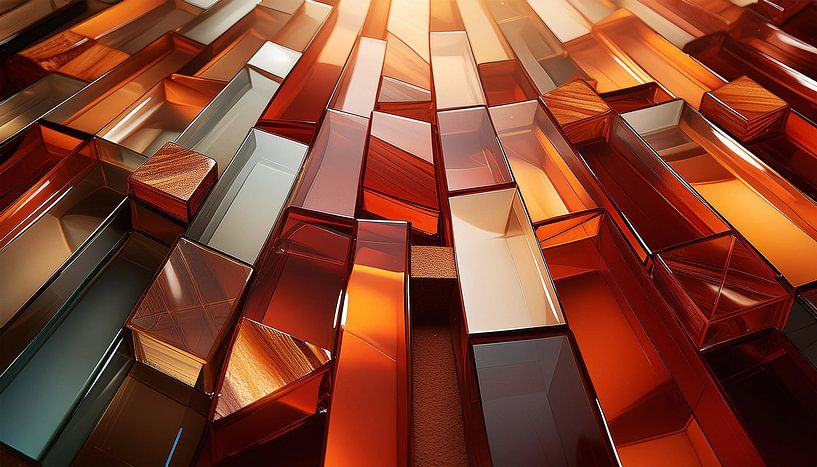 Glaspatronen en -kleuren van Mustafa Kurnaz