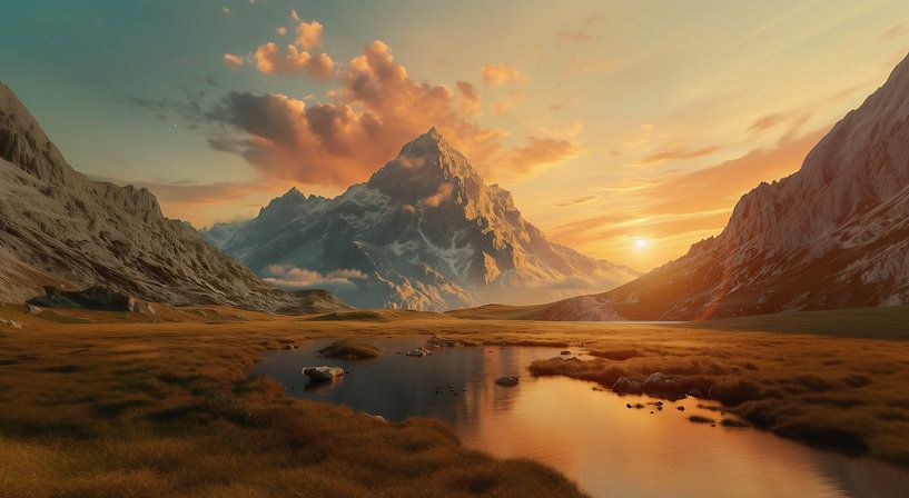 Alpenglanz am Morgen von fernlichtsicht