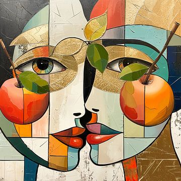 Modern Portrait Painting | Orchard Features by Eye catching paintings