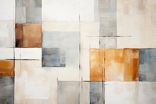 Modern Tuin Abstract met Kleurrijke Accent