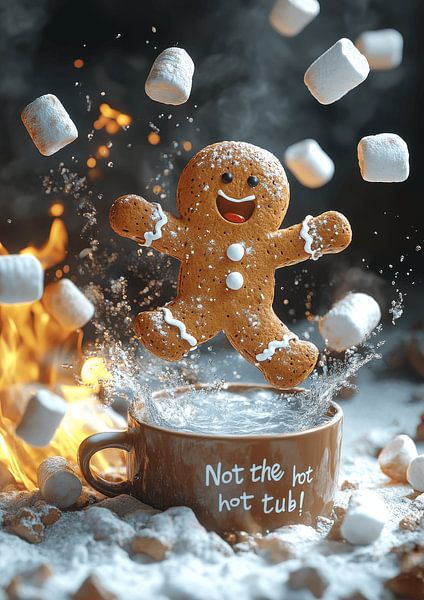 Weihnachten lustiges Poster von crack head