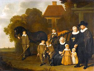 Groepsportret van de familie Meebeeck Cruywagen, Jacob van Loo