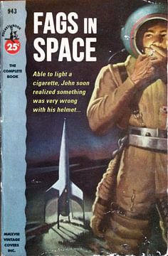 Fags in Space von Vintage Covers
