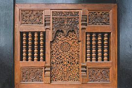 Fine-Cut Wood Window Panel by Minimalistic Travel Photography by.Rieneke