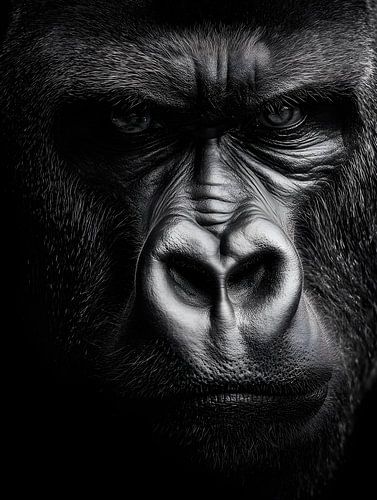 Gorilla - Originele sterkte in zwart-wit