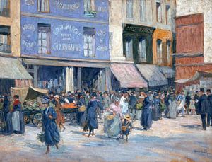 Achille Zo, Rue Mouffetard, 1920