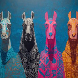 Fête des lamas sur La collection ARTEO