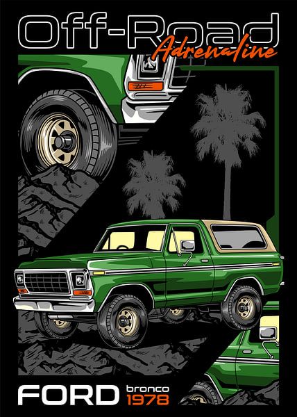 1978 Ford Bronco Car by Adam Khabibi