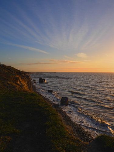 Sonnenuntergang Ahrenshoop Steilküste