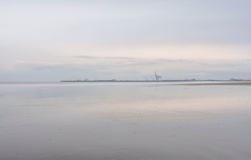 Vue sur la mer du Nord près de Blankenberge par Anouschka Hendriks