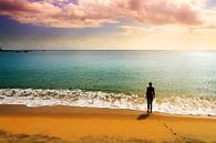 Sunset beach thoughts van Dennis van de Water thumbnail