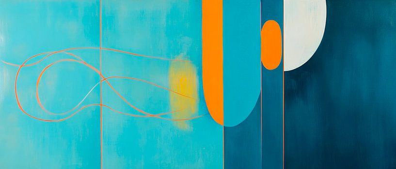 Colourful harmony - abstract world by Poster Art Shop