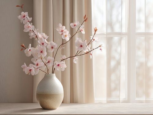 Minimalistische stillevenfotografie Japandi stijl