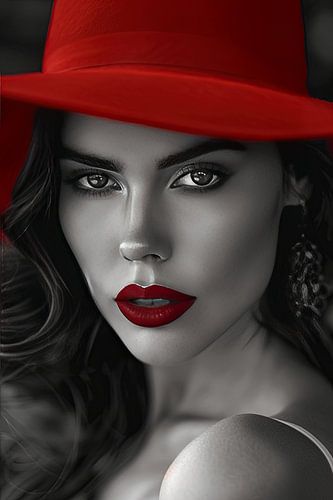 fantasy model woman glossy