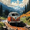 VW-Van mit schöner Aussicht Best Selling von PublicArt77