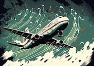 Vliegtuig Vector Design Art van Tim Kunst en Fotografie thumbnail