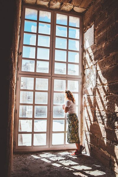 Dreams from a church tower window in Cadíz, Spain by Maartje Abrahams