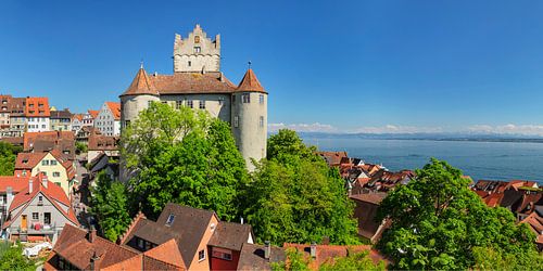 Old castle in Meersburg at Lake Constance