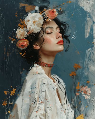 Portret met een dromerige uitstraling